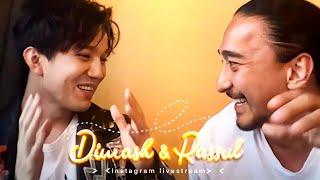 Dimash & Rassul Instagram livestream [12.04.22]