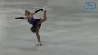 Catherine Pllu. Oberstdorf 2018. Silver Ladies I FS. 20 place