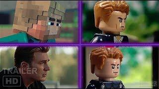 Avengers Endgame Trailers (Lego, Minecraft, Marvel) Compilation