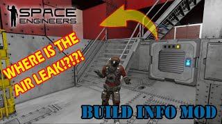 How to find Pressurization Leaks - Space Engineers (Build Info Mod)