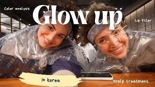 Glow up with me in Korea (Hair scalp treatments, color analysis, lip and nose filler)