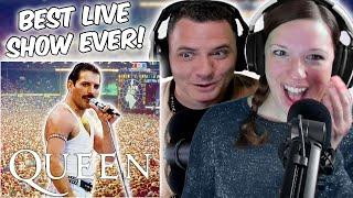 AN INCREDIBLE PERFORMANCE!!  FIRST TIME REACTING Queen Live Aid