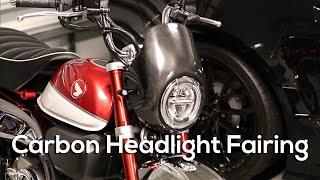 2019 Honda Monkey Mods H2C Carbon Fiber Headlight Fairing