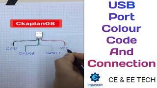 USB Repair | USB Port colour code and connection | #shorts #ee_tech #electric_engineer