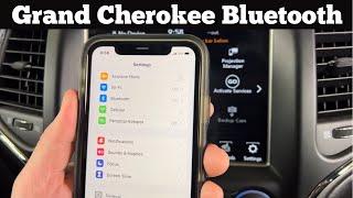 How to Pair Phone To 2014 - 2021 Jeep Grand Cherokee Bluetooth Uconnect - Connect Iphone Sync Music