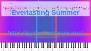 Everlasting Summer Sheet Music Free, Synthesia Piano