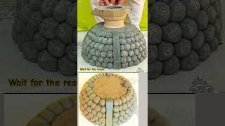 New Cement craft ideas for garden #diy #shortvideo #shorts