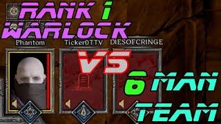 Rank 1 Warlock VS 6 man team : Dark and Darker