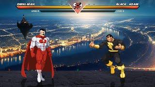 OMNIMAN vs BLACK ADAM - High level insane fight