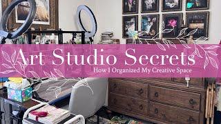 Art Studio Secrets: How I Organized My Creative Space