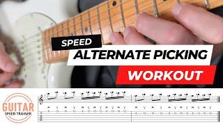 Speed Picking Exercise: Master Alternate Picking - Guitar Play Along