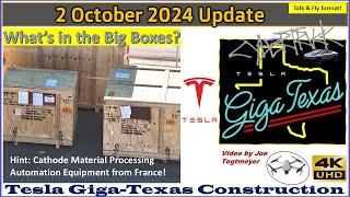 3rd Qtr #'s, Cathode Automation Equip, Boring Tunnel Panels! 2 Oct 2024 Giga Texas Update (07:00AM)