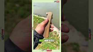 This Fishing Rod Fits in Your Pocket… and Still Works?! #fishing #minirods
