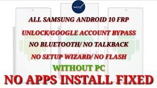 All SAMSUNG Android 10 FRP Unlock/Google Account Bypass - NO APK/APPS INSTALL FIXED - AUGUST 2020