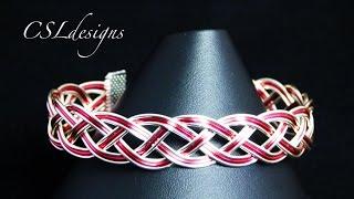 Wirework snake braid bracelet