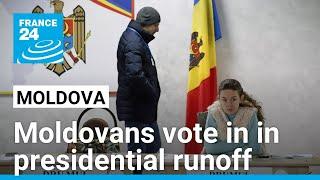 Moldova votes in presidential runoff amid claims of Russian interference • FRANCE 24 English