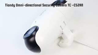 Tiandy 2023 CCTV Camera New Arrival- Omnidirectional IP Camera TC-C52RN