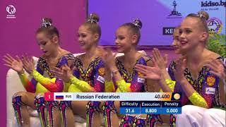 REPLAY - 2021 Rhythmic Europeans - Junior groups 5 balls final