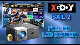 XGODY Sail 2 - Preiswerter FULL HD LED Beamer