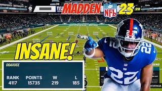 I TRIED THIS NEW GOAL LINE  DEFENSE VS THE #4117 RANKED PLAYER & GOT EXPOSED ! MADDEN 23 GAMEPLAY