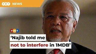 Najib told me not to interfere in 1MDB, says ex-minister