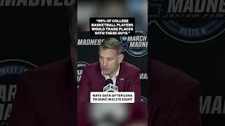 Alabama head coach Nate Oats post-loss to Duke #shorts