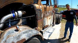 Meet Jason Douglas and The Crusty Fat Cab - 1950 GMC Fat Cab 8v92 twin turbo