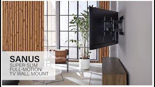 Maximize Space and Style with the SANUS Elite Super Slim TV Mount