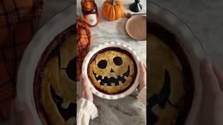 Making a Pumpkin Head Pie  #halloween