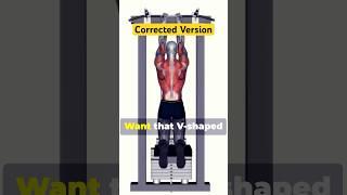 Over 45? Here's How to Build a V Taper Back Fast #facts #shorts