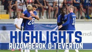 HIGHLIGHTS: MFK RUZOMBEROK 0-1 EVERTON - CALVERT-LEWIN SEALS EUROPA PROGRESS