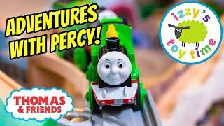 Percy’s Ultimate Train Adventure! Track Builds, POV Rides & Family Fun! 