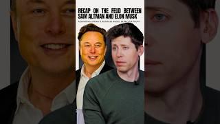 The feud between Elon Musk and Sam Altman #elonmusk #samaltman #openai