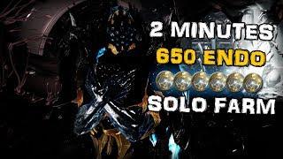 SOLO ENDO FARM - NIDUS PHRYKE - up to 650 Endo in under 2 Minutes - Warframe