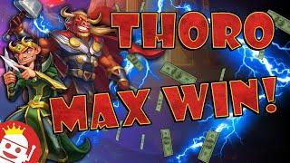 FIRST EVER THORO MAX WIN TRIGGER!  NEW ELK SLOT!