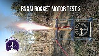 RNXM rocket motor test 2