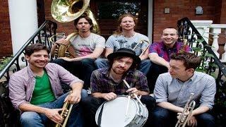 The Heavyweights Brass Band at the Luminato Festival Hub in Toronto