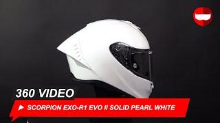 Scorpion EXO-R1 Evo 2 Air Solid Pearl White - Scorpion 2025 Collection