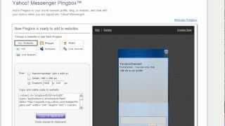 How to use Yahoo Pingbox on your site or Facebook Page
