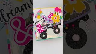Rollerskate mini album @ScrapDiva29 meets “Crafty babe” paper collection. In love with it. #diy