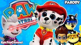 PAW PATROL Nickelodeon Mission Paw Sweetie the Robber Turns Pups Into Giant Paw Patrol Beanie Boos