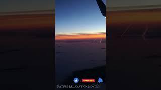 Insight The Flight #shorts #airplane #youtubeshorts | Beautiful View 4K |  NATURE RELAXATION MOVIES
