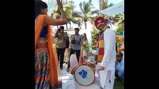 Krishna punjabi wedding Platform Dhol Anil Bhatt  For Booking 9810177161