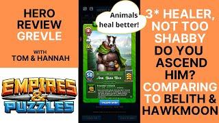 E&P: New Valhalla Hero review - GREVLE - important 3* healer for Tournaments?