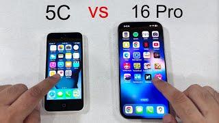 iPhone 16 Pro vs 5c - Comparison & Speed Test