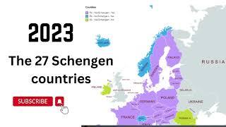 Schengen visa || 2023 Country in Schengen zone || Europion Country of list