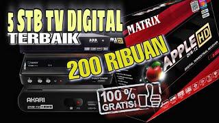 5 Rekomendasi SET TOP BOX TV DIGITAL TERBAIK 2022, fitur lengkap harga Merakyat