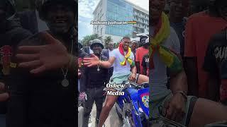 World Boxer Anthony Joshua in Ghana