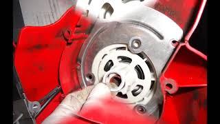 replacing starter pulley on a troy bilt brush cutter