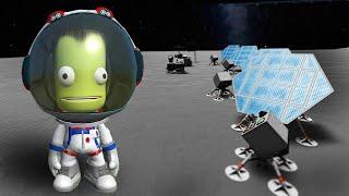 Kerbal Space Program - Мини-база на Луне! КАК ОНА РАБОТАЕТ!? #7